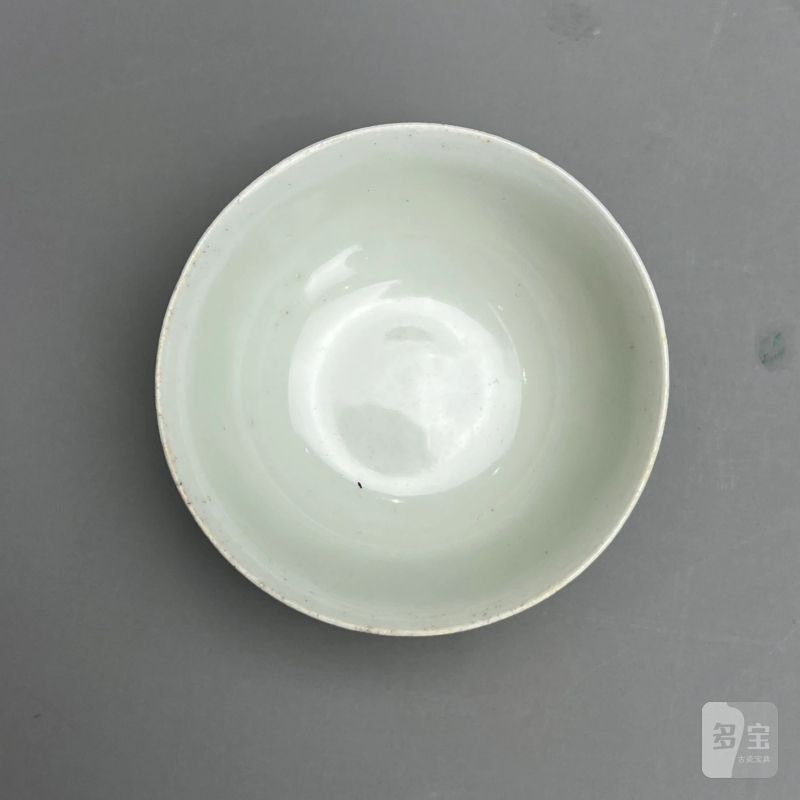 明 青白釉茶、托一套 - 图7